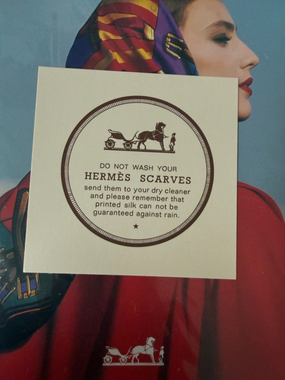 Hermes Pink 100% Silk Scarf NIB - Picture 5 of 5